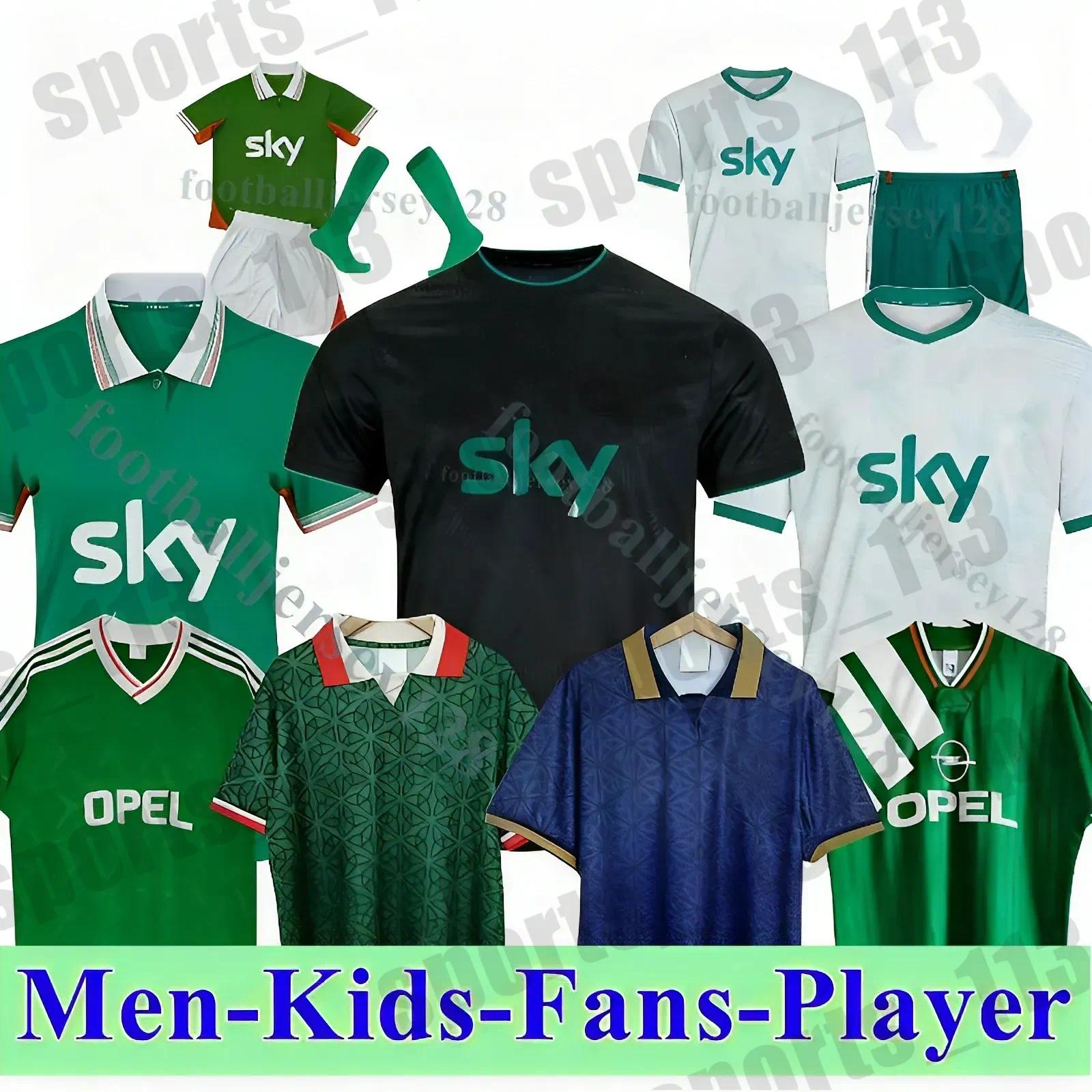 24 25 26 Ireland Home Green Soccer Jerseys Kit DOHERTY DUFFY St.Patrick's Day 2026 White Tops Tee Egan BRADY KEANE Hendrick McClean Football Shirt Men Kids FERGUSON