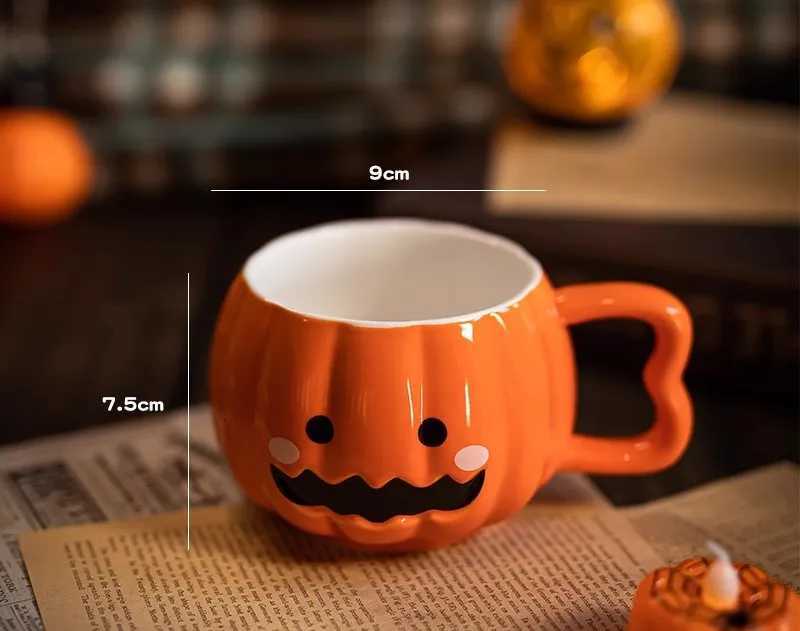 Cute Gift Cup Funny Pumpkin Magic Hat Mug Practical Souvenirs for Girlfriends Couple Ceramic Water Cup M251206 - view 4