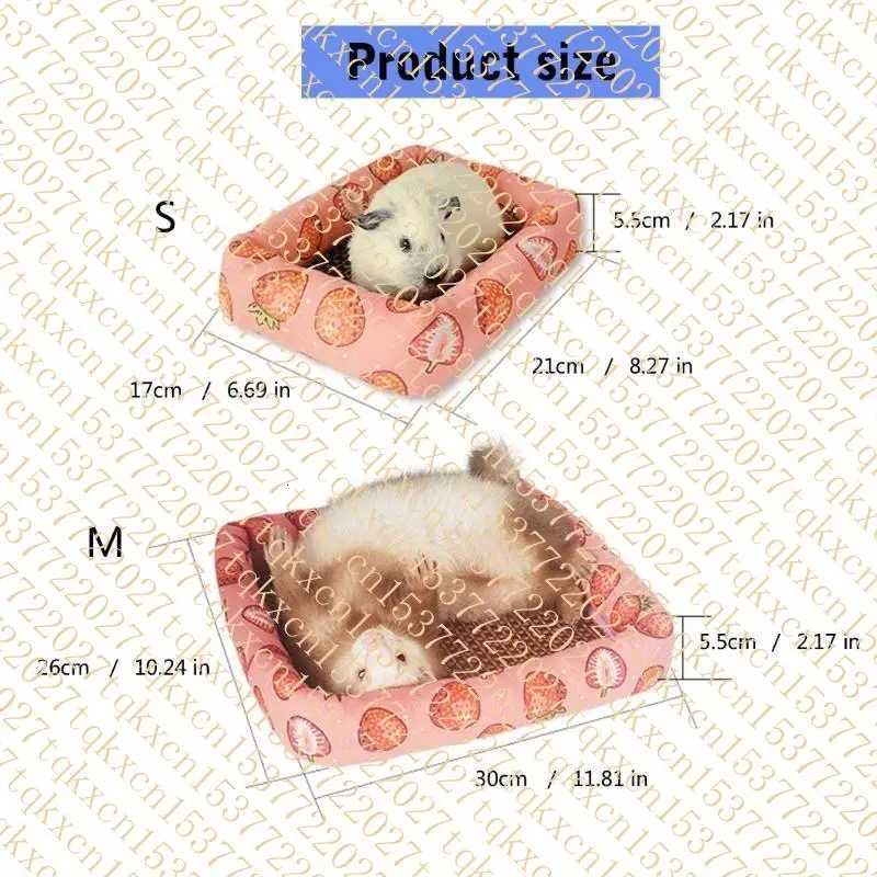 Pet Small Animal Hamster Woven Bed Cushion Soft Pad Toy Rabbits Bed Sleep Mat Bed Rodents Toy for Cage 87HC M251206