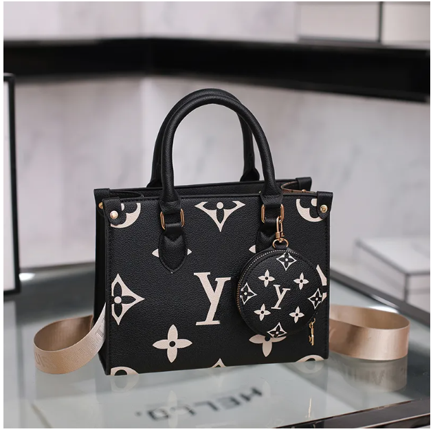 Fashionable Trendy Printed Handbag shoulder bag crossbody bag Mother and Child Pack Unique tote shape with detachable pouches Great for parties or casual outing