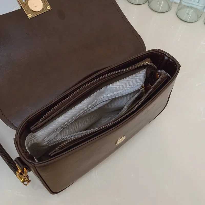 2025 Hot-Selling Womens Retro Splicing Bag - Premium Matte Suede Small Square Fashion Temperament Messenger ShoulderT251205