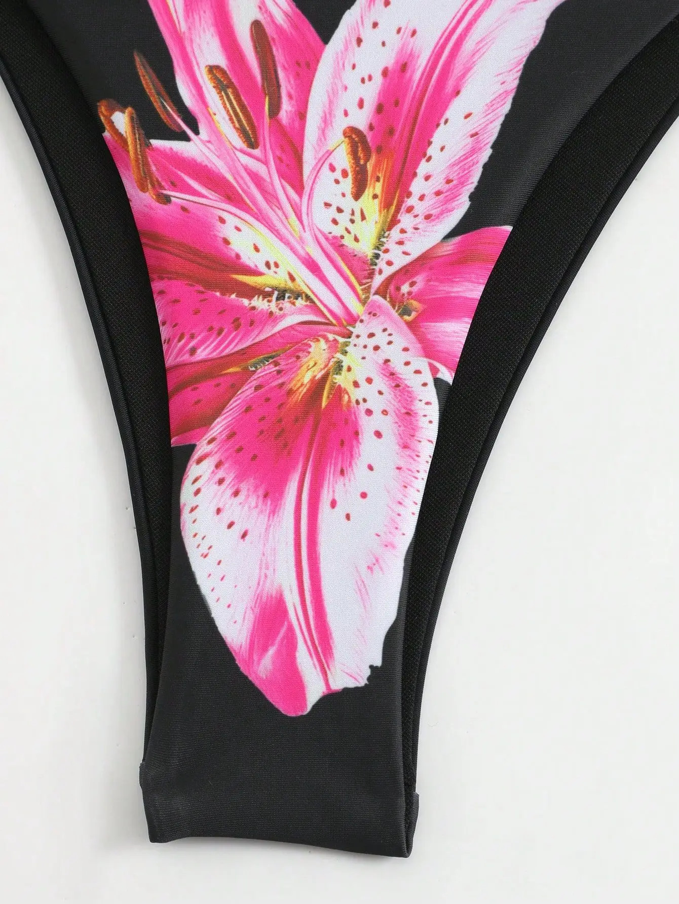 Flower Print Bikini Set Womens High Waist Long Skirt 3 Piece Swimsuit Sexy Mini Triangle Backless Thong Bathing Suit 251205