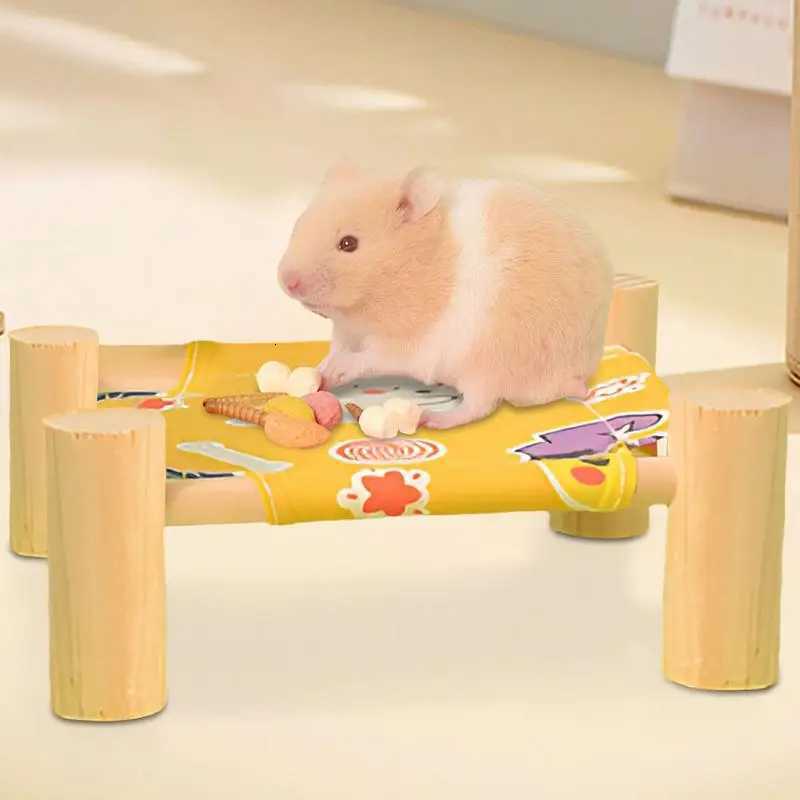 Hamster Hammock Detachable Hamster House Pet Bed Small Pet Sleeping Bed Breathable Small Animal Hammock Sugar Glider House For M251206
