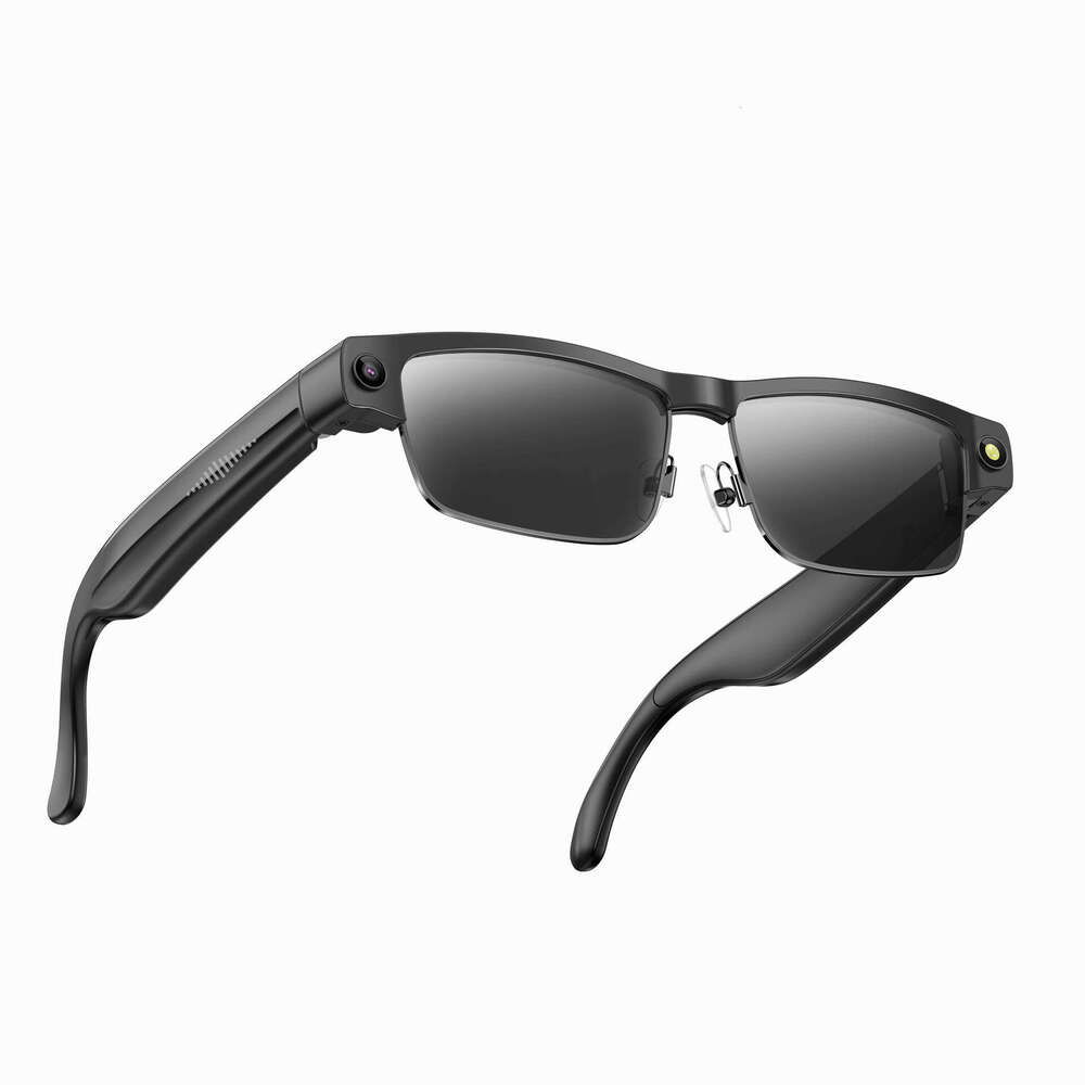 Famous Brand Famous Brand AI Smart Glasses With Color Changing Metal Frame Bluetooth Music Playback Million Pixel Photo And Video