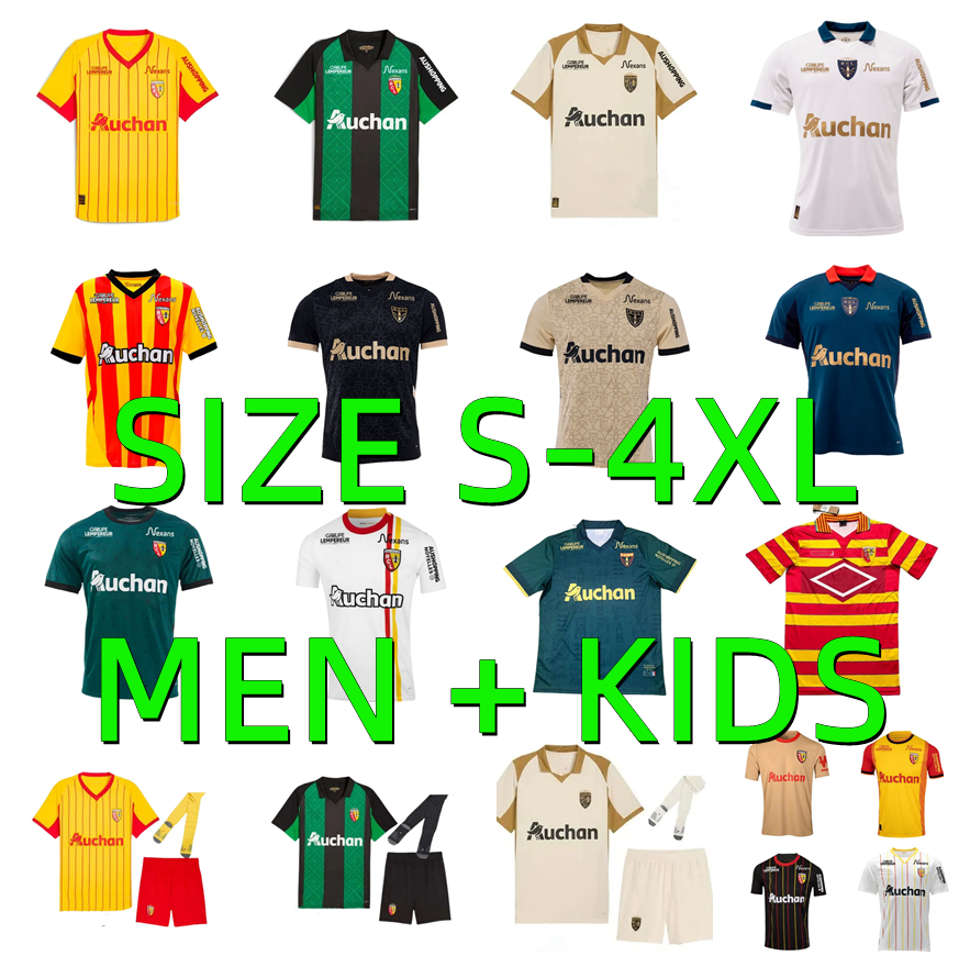 25 26 RC Lens Soccer Jerseys 2025 2026 Home Away Saint-Barbe Special GUILAVOGUI THOMASSON EDOUARD UDOL THAUVIN SAID GANAGO SOTOCA WAHI Football Shirt men Kids Kits