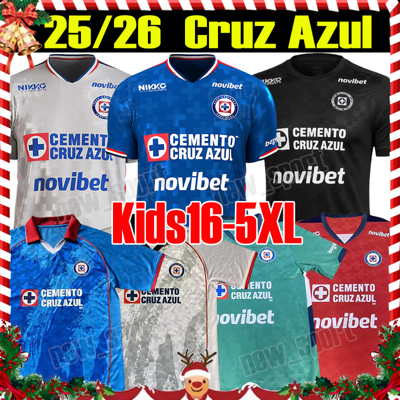 4XL 2025/26 Liga MX Cruz Azul Soccer Jerseys Fans Player version special DITTA ANTUNA Edition Futbol camiseta de futbol SCOBAR 2024 2025 Men kids Football Shirts