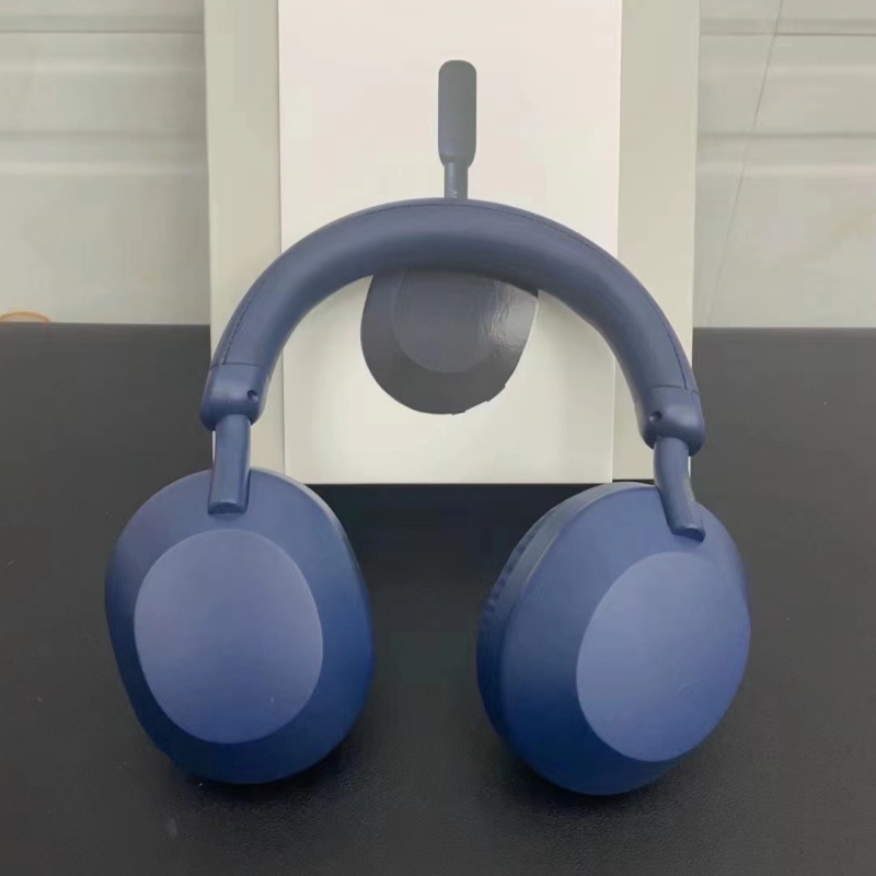 Wh-Xm5 Verdadeiro Fone De Ouvido Head Mounted Wireless Bluetooth Headphones Wireless Call Music Earphones Gaming Low Latency Headset Muhan