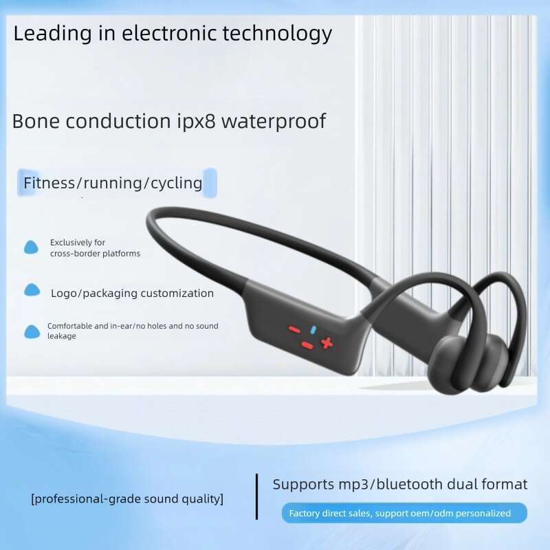 Famous Brand New Private Model S Bone Conduction Noise Reduction HD Sound Waterproof Sports Swimming Bluetooth Headphones Wholesale