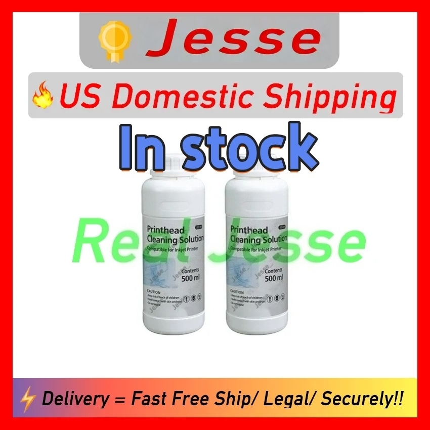 Jesse Store 1000 ML Printhead Cleaning Industrial Use Raw Materials US Domestic Local Shipping For Sticky and Gooey Messes Safe Privacy Free Shipping 100%