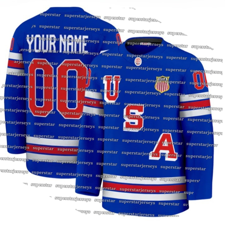 Mens Custom Team Name USA 2026 national Hockey Jerseys Matthew Tkachuk Matthew Jake Guentzel Brady Tkachuk Jack Hughes Adam Fox Hellebuyck Quinn Hughe