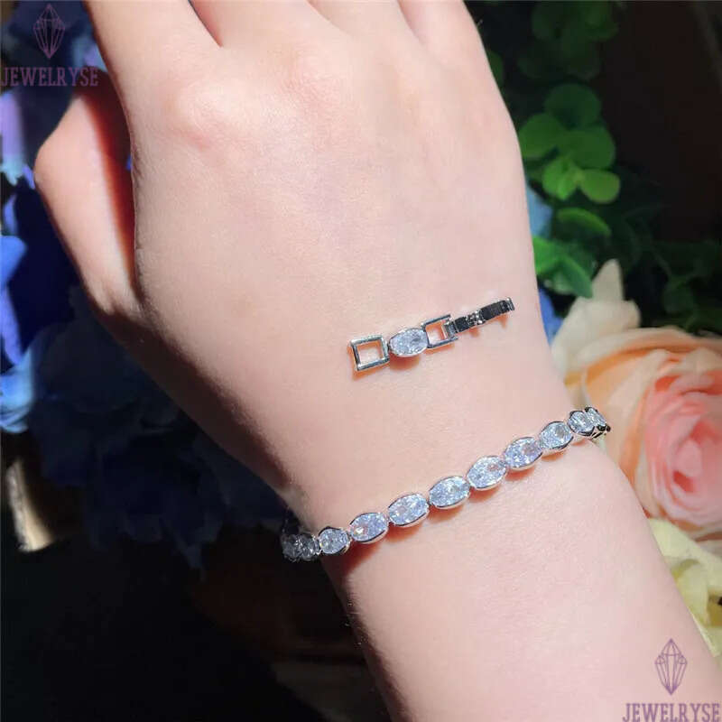 Charm Fashion AAA Cubic Zirconia Womens Tennis bracelet 18k Gold Silver Bracelets Copper Bracelet Luxury designer jewelry For Women Party Friend Teena