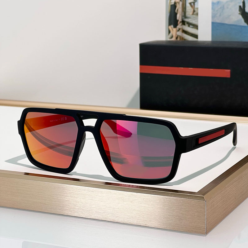 Designer Mens Luxury Sunglasses SPS01X Acetate Pilot Frame Business Travel Sports Outdoor Glasses UV Protection Random Box