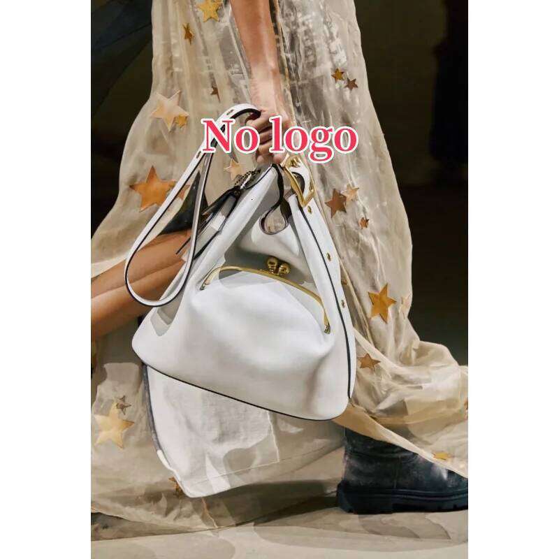 Women's Uni Bucket Bag, Fashionable Top Handle Tote Bag with KissLock, Luxury Design Shoulder Handbags for Ladies Everyday Style