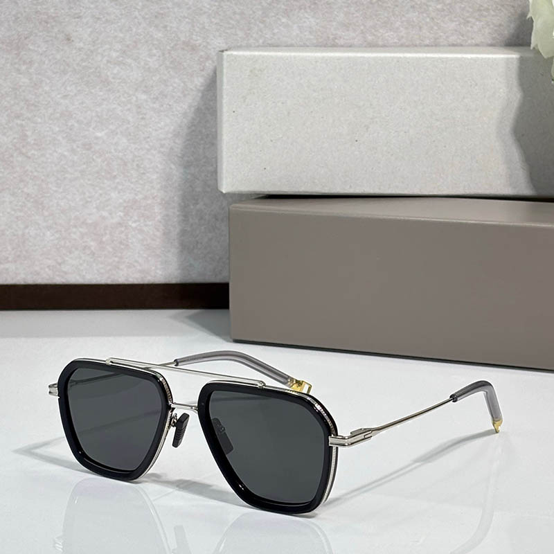 Metal Pilot Sunglasses 26SS Brand designer metal pilot eyewear Outdoor leisure driving personality UV400 DLS433