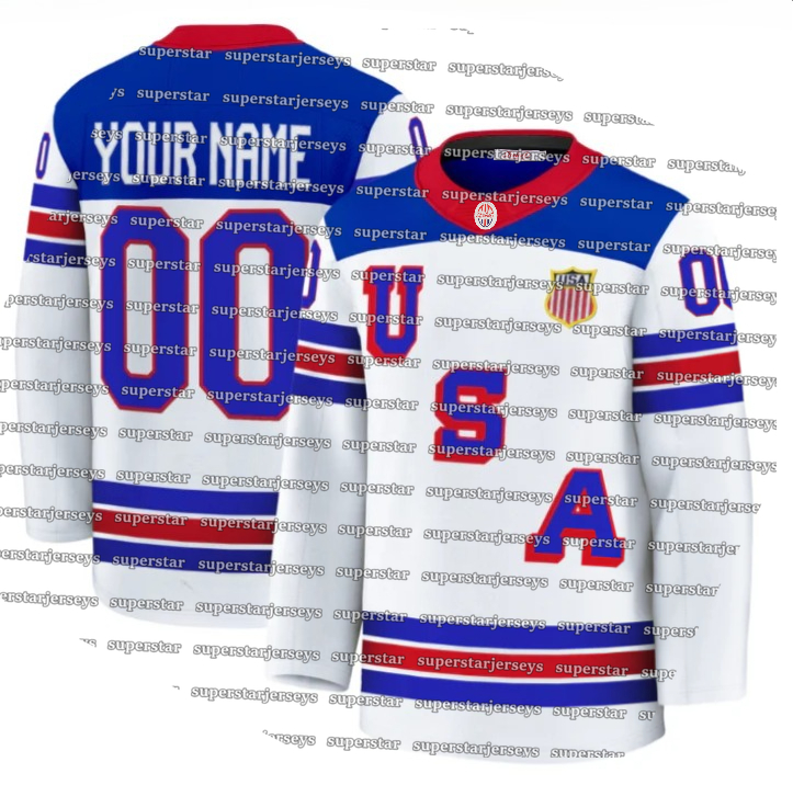 Mens Custom Team Name USA 2026 national Hockey Jerseys Matthew Tkachuk Matthew Jake Guentzel Brady Tkachuk Jack Hughes Adam Fox Hellebuyck Quinn Hughe