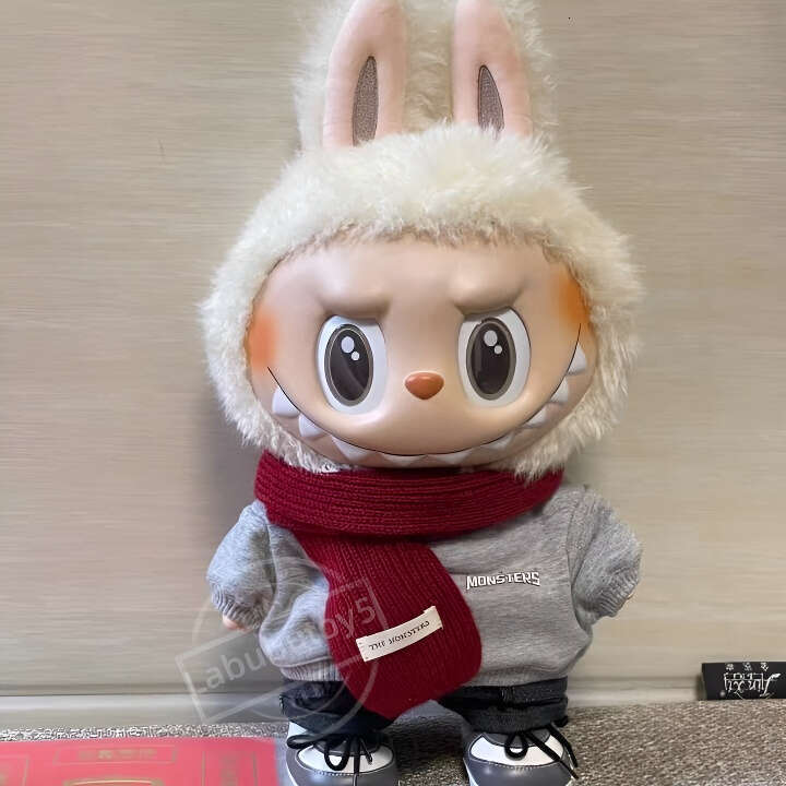 Original Quality Big Labubu 38Cm Doll The Monsters Walk By Fortune Best Of Luck Vinyl Plush Toy Gift For Festival