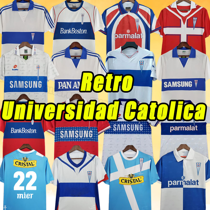 Chile Universidad Catolica Retro Soccer Jerseys 08 09 1984 1987 1988 1993 1996 1998 2002 2010 2011 2010 F. GUTIERREZ MIER MIROSEVIC MENESES Home Away Football Shirt