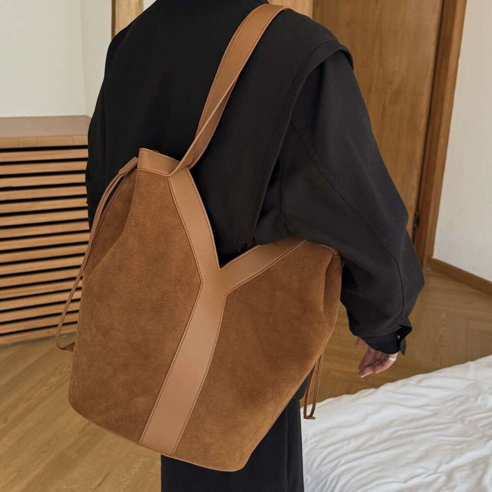 Luxury Bag Designer ShoulderTotes Hobo High End Y Shaped Genuine Transformable Tote For Women Large Capacity Matte Leather Mother Bag Fashionable Hand