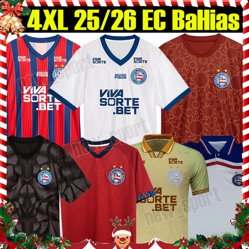 4XL 2025/26 EC BaHias Soccer Jerseys TIAGO ERICK PULGA NESTOR ERICK ADEMIR E.RIBEIRO KAYKY 25/26 Home Away Special Club Camisetas de foolball shirts
