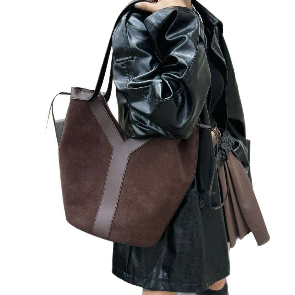 Luxury Bag Designer ShoulderTotes Hobo High End Y Shaped Genuine Transformable Tote For Women Large Capacity Matte Leather Mother Bag Fashionable Hand