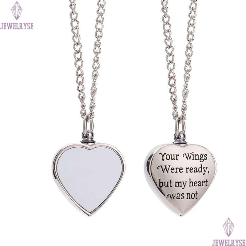 Thermal Transter Sublimation Blank Necklace Designer Heart Lettering Pendants Necklaces DIY Silver Valentines Day Lovers Jewelry For Women Men Choker