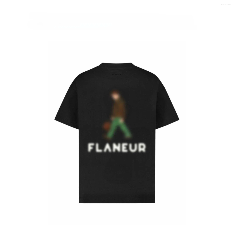 Men's T Shirts 2025 Flaneur Homme Floral Graphic Brand Pattern Printed T-shirts Summer Luxury Cotton Men 'and Women' Tops Tees