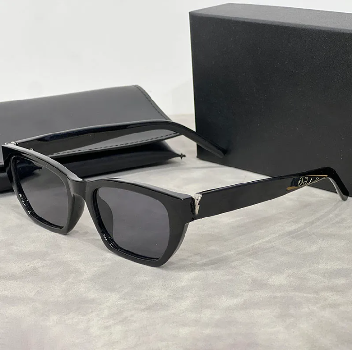 Designer sunglasses Women Cat Eye sun glasses men sunglasses Popular Small frame Fine flat lenses Goggle Beach Sun Glasses Retro Frame gift