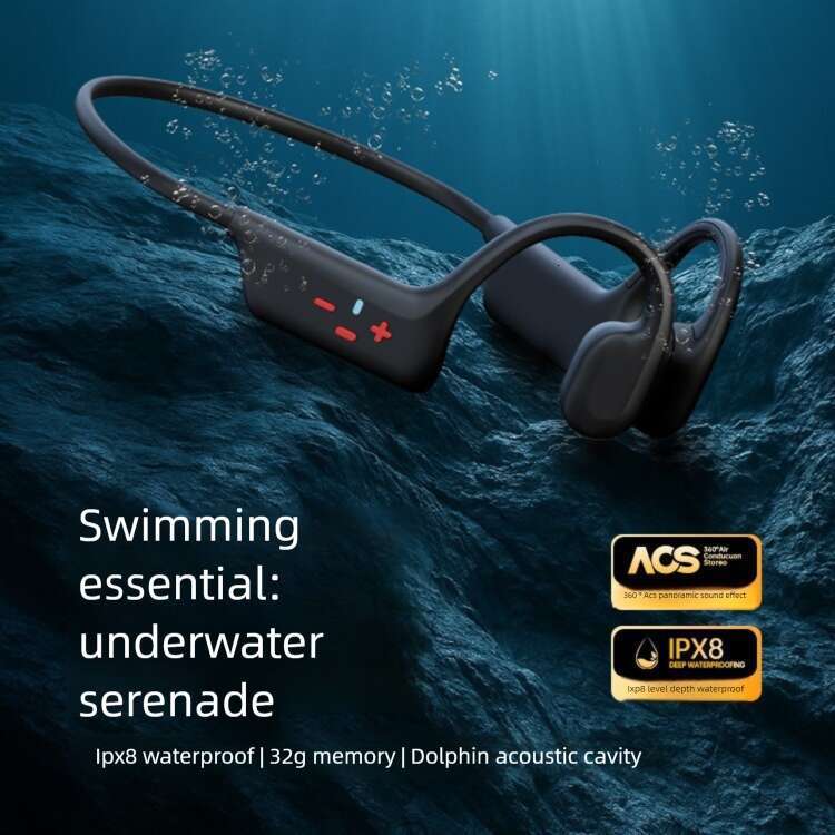 Famous Brand Factory Direct S Bone Conduction Swimming Waterproof Long Battery Life Non In Ear Sports Bluetooth Headphones