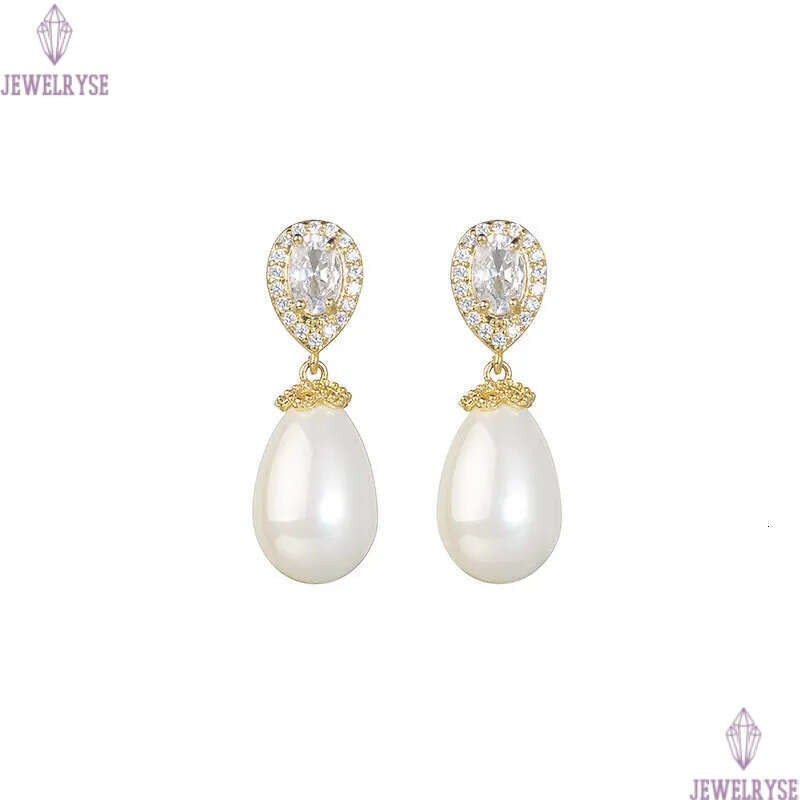 lady luxury silver clip ons earring designer for woman unpierced ear clips copper white aaa zirconia drop diamond womens wedding engagement dangle ear