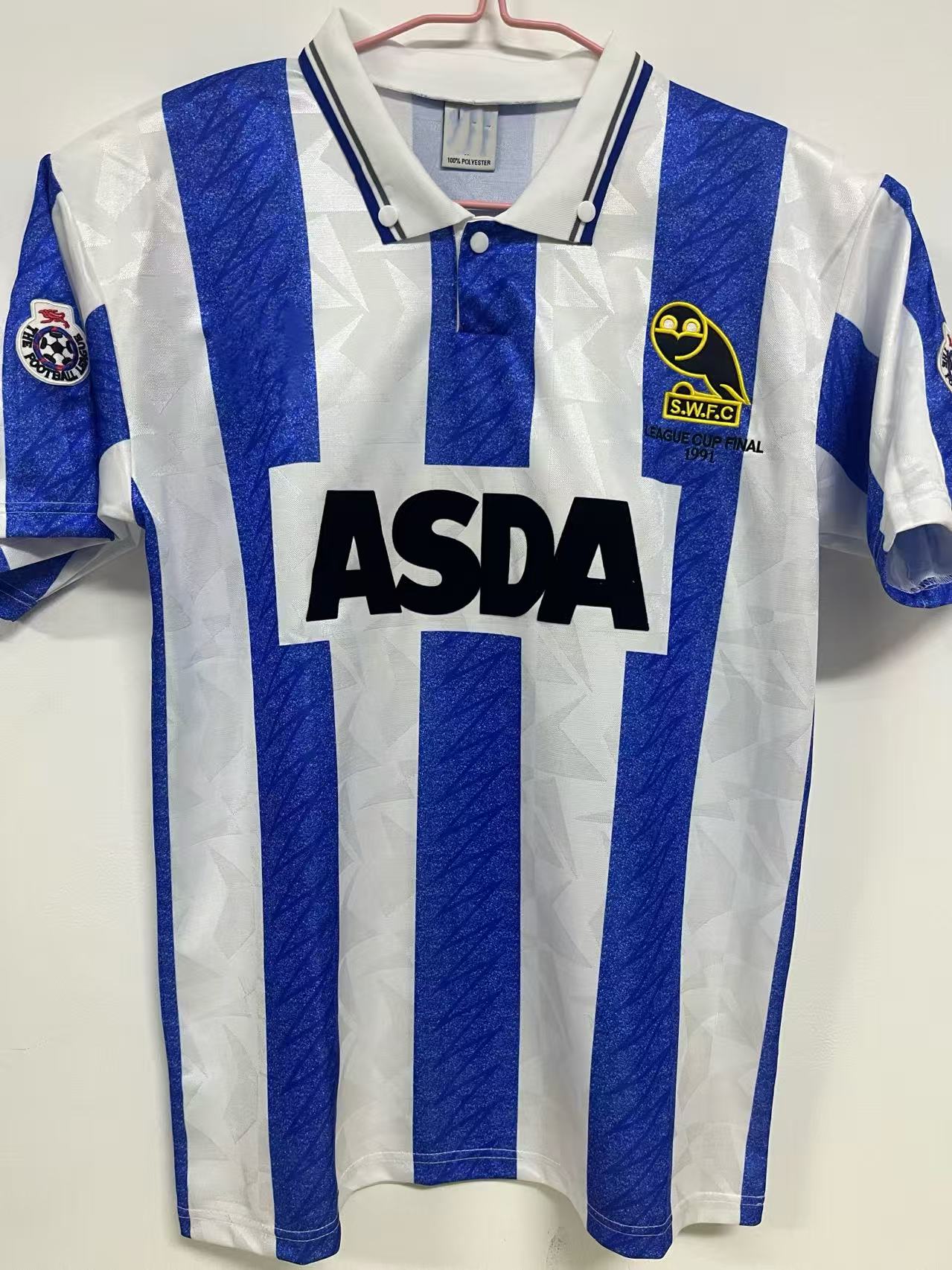 1991 ASDA Sheffields Wednesdays soccer jerseys 2026 Will Vaulks Callum Paterson Michael Smith Tyreeq Bakinson Mallik Wilks football shirts 91 92 93 94 95 97 98