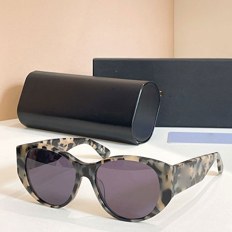 Ladies designer sunglasses acetate material frame glasses fashionable oval glasses B0455 design avant-garde outdoor leisure style high-quality UV protection