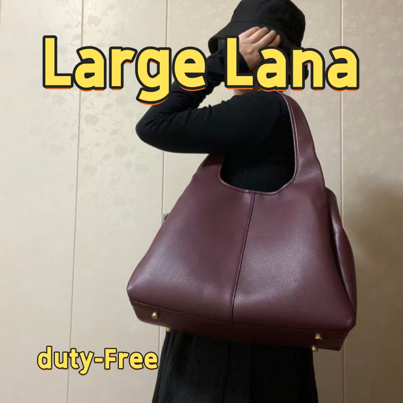Large Lana Shoulder Bag Designer Bag Leather Tote Bag Versatile Handbag for Women's Everyday Essentials Bucket Shoulder Bag with feet zipper magnetic buckle
