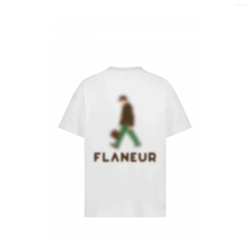 Men's T Shirts 2025 Flaneur Homme Floral Graphic Brand Pattern Printed T-shirts Summer Luxury Cotton Men 'and Women' Tops Tees