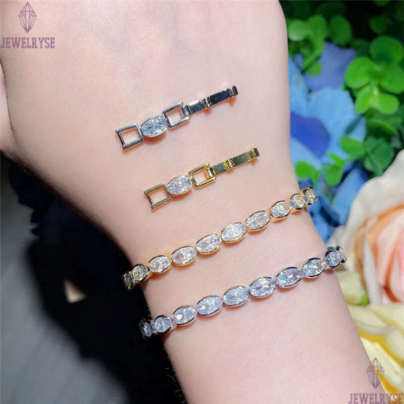 Charm Fashion AAA Cubic Zirconia Womens Tennis bracelet 18k Gold Silver Bracelets Copper Bracelet Luxury designer jewelry For Women Party Friend Teena