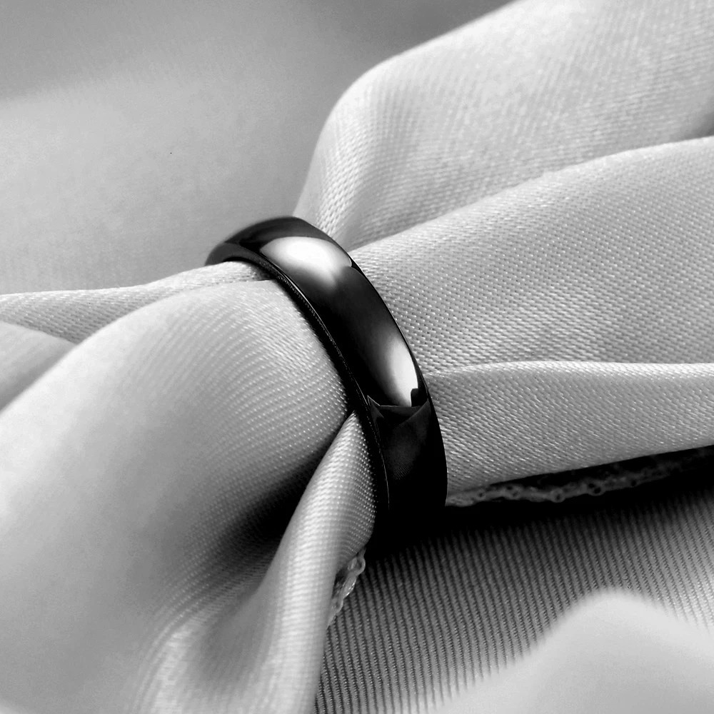 2/4/6/8mm Gold Domed High Polish Tungsten Wedding Band Ring for Men Women Size 5-12 251202