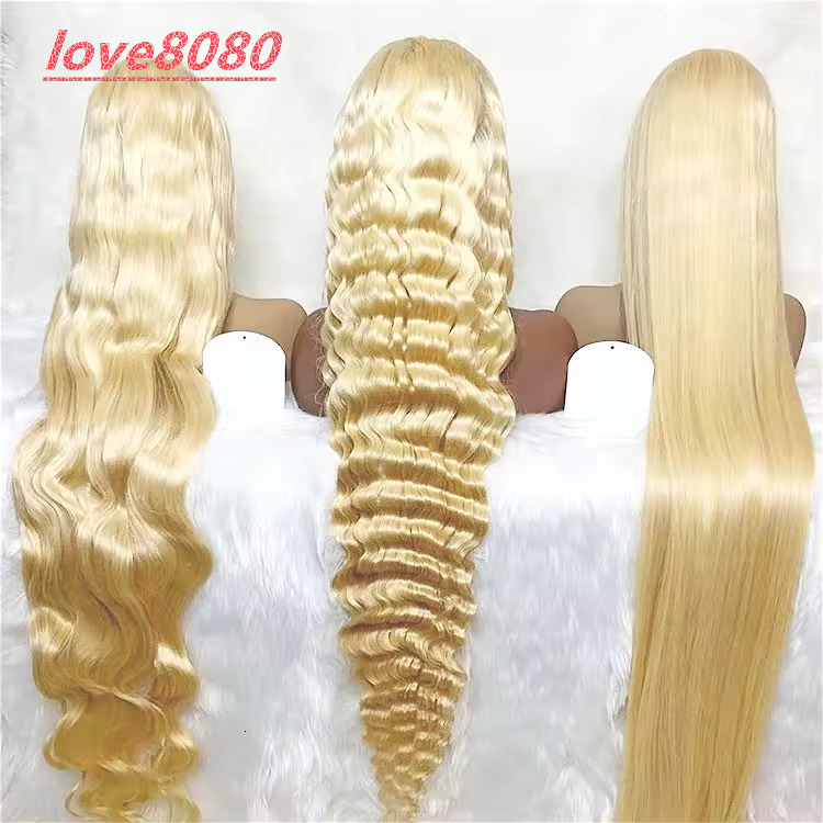 Wholesale 613 13X4 13X6 HD Lace Frontal Wig Long Raw Human Hair Honey Blonde Wigs Human Hair Lace Front HD Transparent Lace Wig