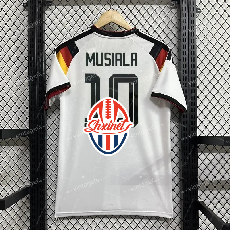 Support customization of 26/27 World Cup football jerseys: Muller's 13, Havertz's 7, Kroos' 8, Musiala's No. 10 adult short-sleeved children's training jerseys