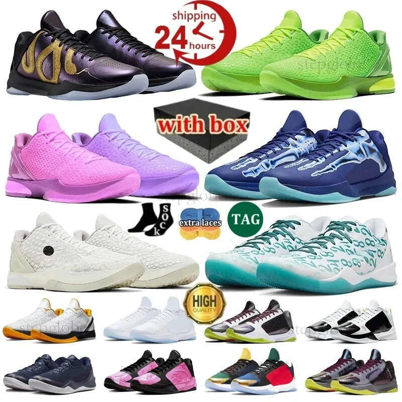 Designer Mambas basketball 8 eybl Protro 6 Reverse Grinch JA 2 The Mambacita 5 X-Ray Mens shoes Women sneakers trainers Outdoor Shoes kobeshoes big size 35-50