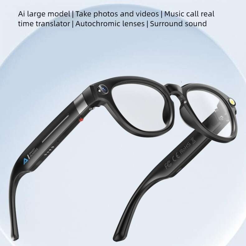 Famous Brand Famous Brand Heycyan Million HD Photo Anti Shake Video Recording Bluetooth Call Music AI Translation Smart Glasses