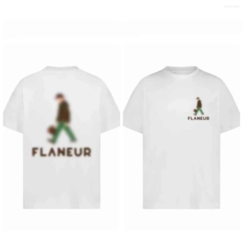 Men's T Shirts 2025 Flaneur Homme Floral Graphic Brand Pattern Printed T-shirts Summer Luxury Cotton Men 'and Women' Tops Tees