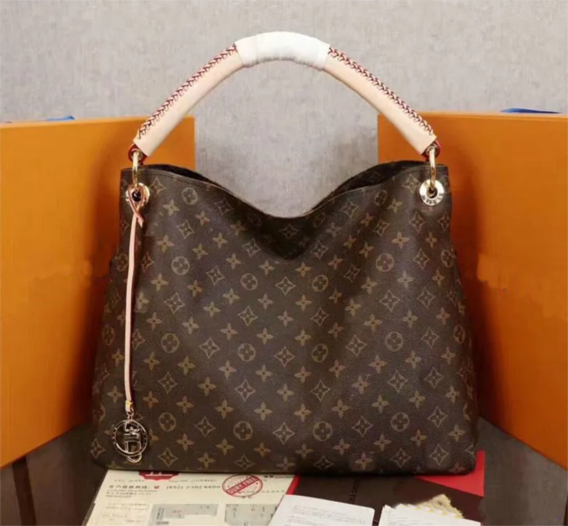 Designer Bag Tote Bag Luxury Bag Fashion Tote Leather Handbag MM Women Bags High Capacity Composite Shopping Bags Old Flower Brown Bag A2