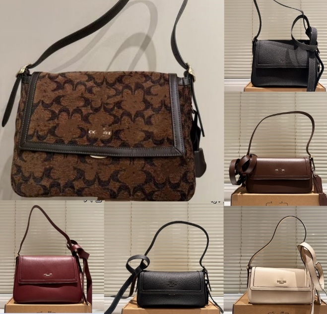 leopard Designer Bags Women Luxury ETTA Small Flip Shoulder Bag Underarm Bags Crossbody Handbag Fashion Classic Purse Bags