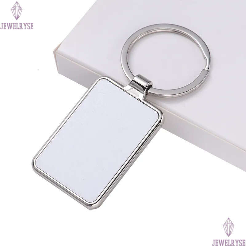 Sublimation blank DIY keychains heart round designer keychain wallet Handbag Square Lover Keychains Car Key Ring for Woman Man Valentine's Day Ch