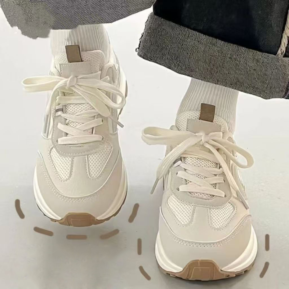 Thick and warm shoes for autumn and winter women's casual running sports shoes with thick soles