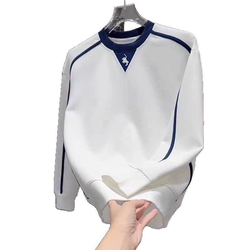 Designer Luxury Top Autumn New Men's Round Neck Horse Embroidery Sweatshirt Trendy Handsome Youth Casual Versatile Pullover Fashion Top