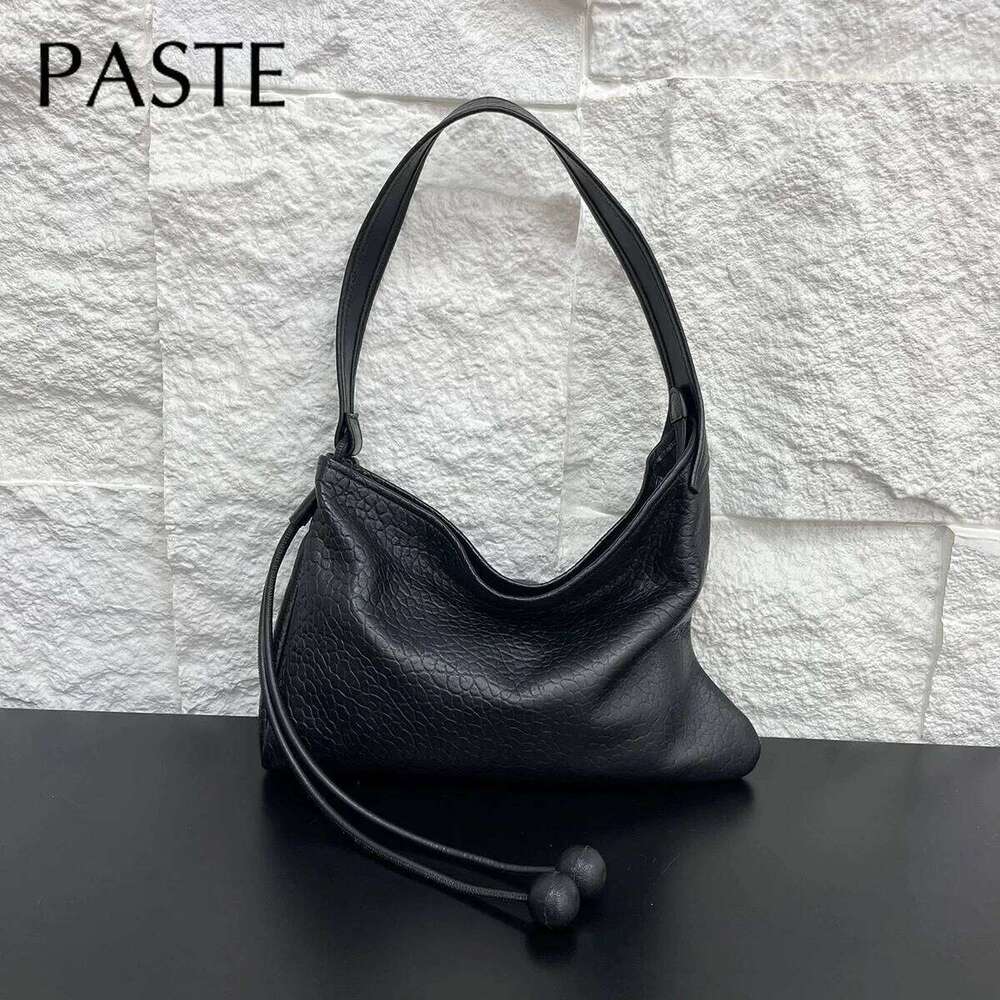 Niche Stylish A Sense Of Ease Elephant Pattern Croissant Tote Luxury Real Leather Sheepskin Women Flap Messenger Bag Thin Md1205