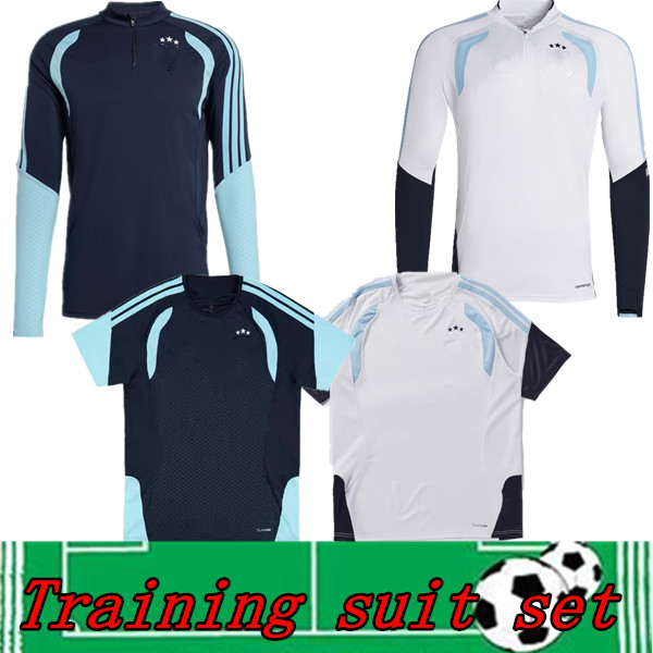 25 26 Argentina Soccer Jerseys Training jacket DE PAUL L.MARTINEZ Anniversary DYBALA DI MARIA TAGLIAFICO Maradona national team 24 25 football Training jacket