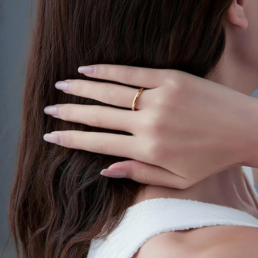 2/4/6/8mm Gold Domed High Polish Tungsten Wedding Band Ring for Men Women Size 5-12 251202