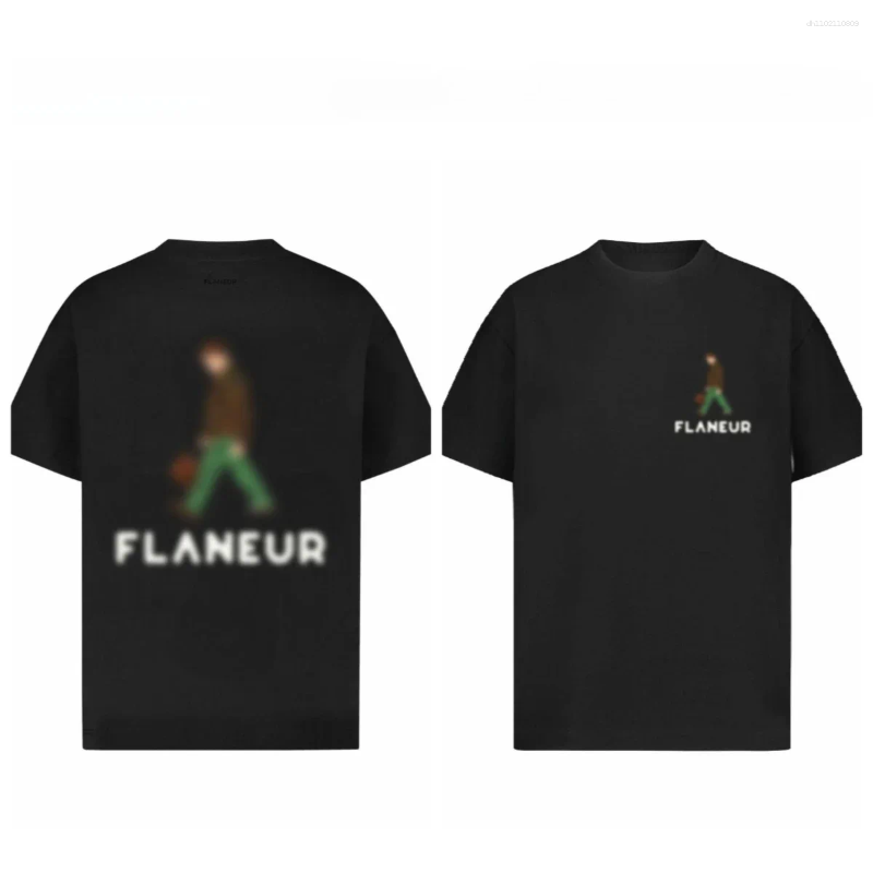 Men's T Shirts 2025 Flaneur Homme Floral Graphic Brand Pattern Printed T-shirts Summer Luxury Cotton Men 'and Women' Tops Tees