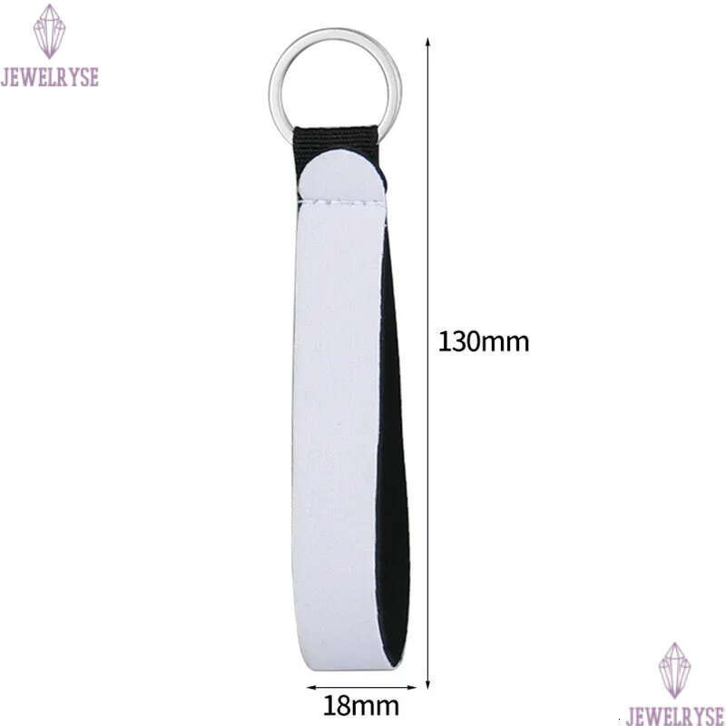 2022 New Sublimation blank DIY keychains Neoprene Materials Fish Rectangle Bottle Shape designer keychain Lover Keychains Car Key Ring for Woman Man F